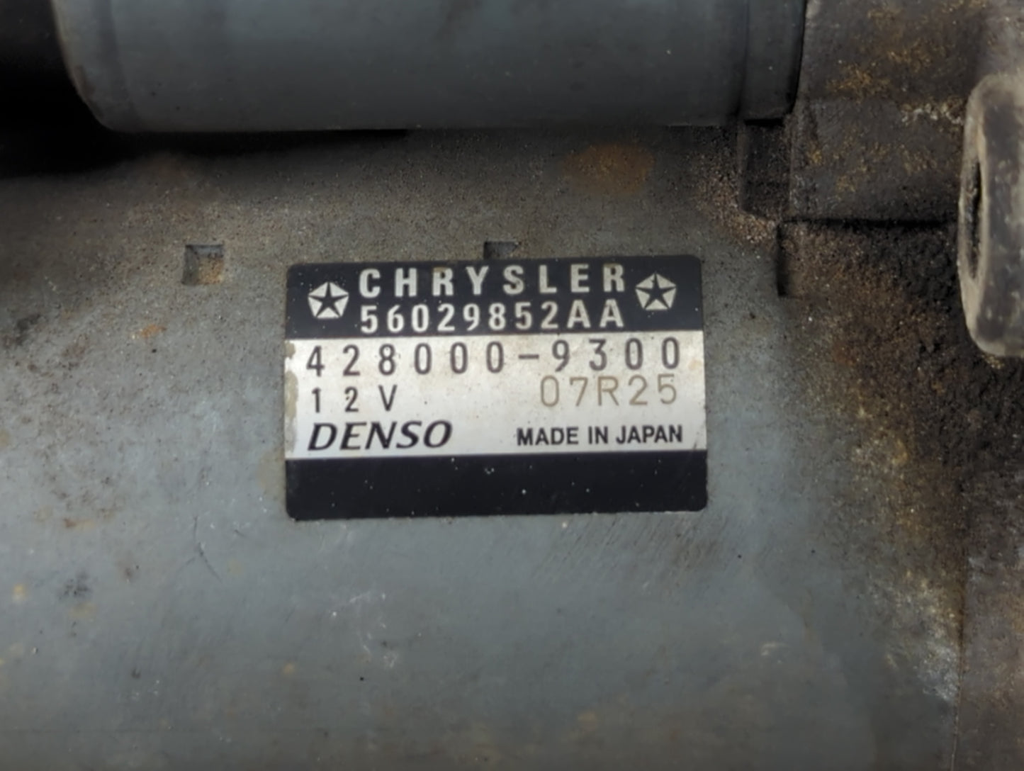 2012-2022 Jeep Wrangler Car Starter Motor Solenoid OEM P/N:428000-9300 Fits OEM Used Auto Parts - Oemusedautoparts1.com