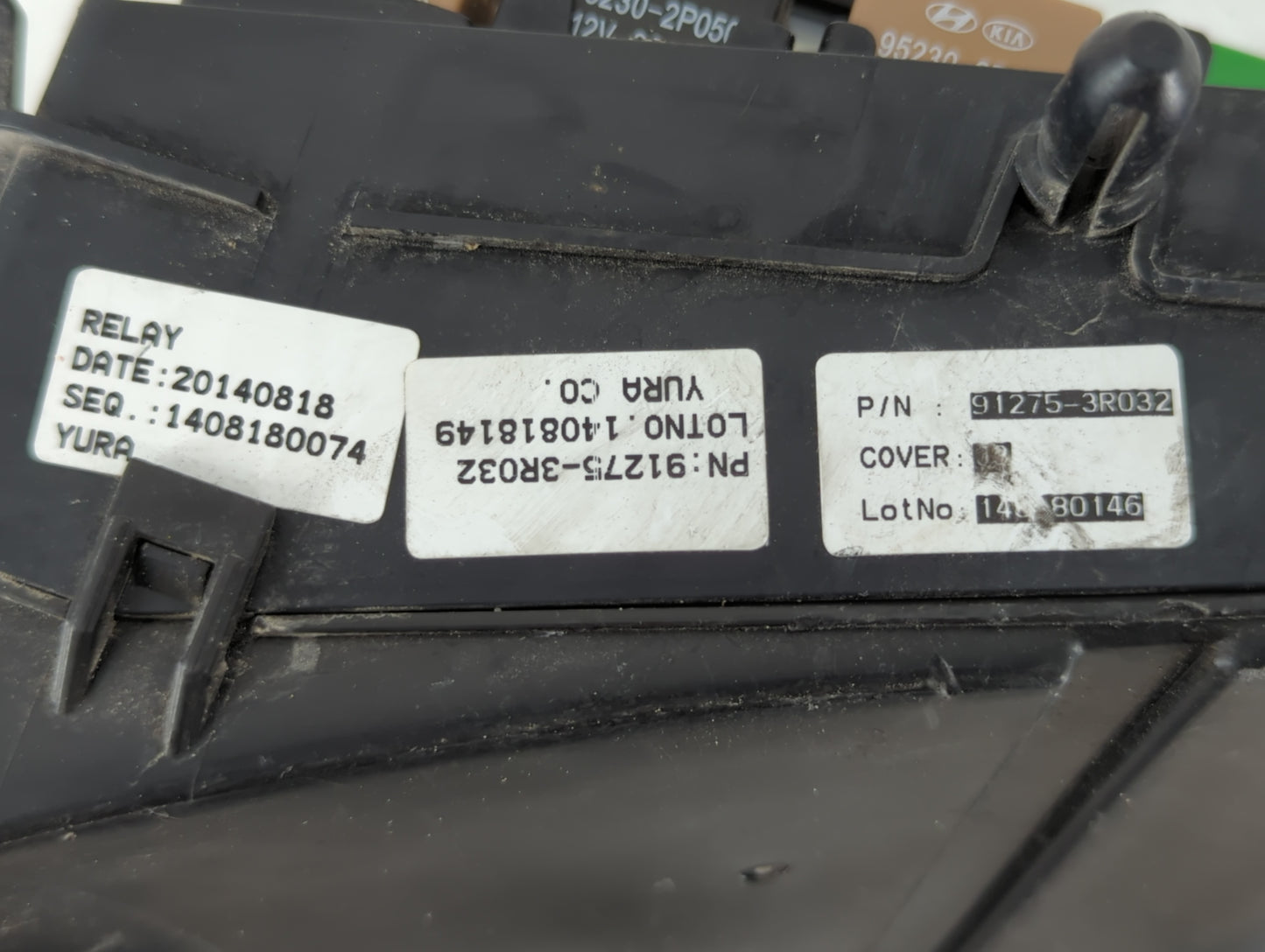 2014-2016 Kia Cadenza Fusebox Fuse Box Panel Relay Module P/N:20140818 Fits Fits 2014 2015 2016 OEM Used Auto Parts - Oemuse