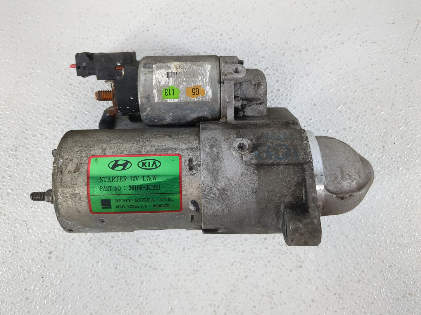 2014-2015 Kia Cadenza Car Starter Motor Solenoid OEM P/N:36100-3C221 Fits Fits 2012 2013 2014 2015 2016 OEM Used Auto Parts 