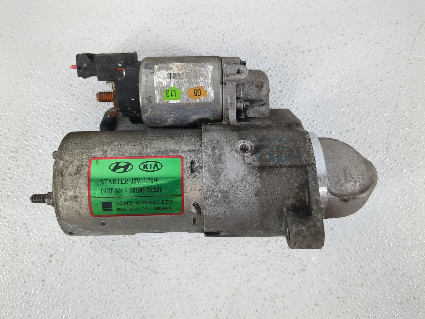 2014-2015 Kia Cadenza Car Starter Motor Solenoid OEM P/N:36100-3C221 Fits Fits 2012 2013 2014 2015 2016 OEM Used Auto Parts 