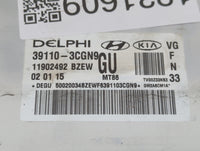 2014-2016 Kia Cadenza PCM Engine Control Computer ECU ECM PCU OEM P/N:39110-3CGN9 Fits Fits 2014 2015 2016 OEM Used Auto Par