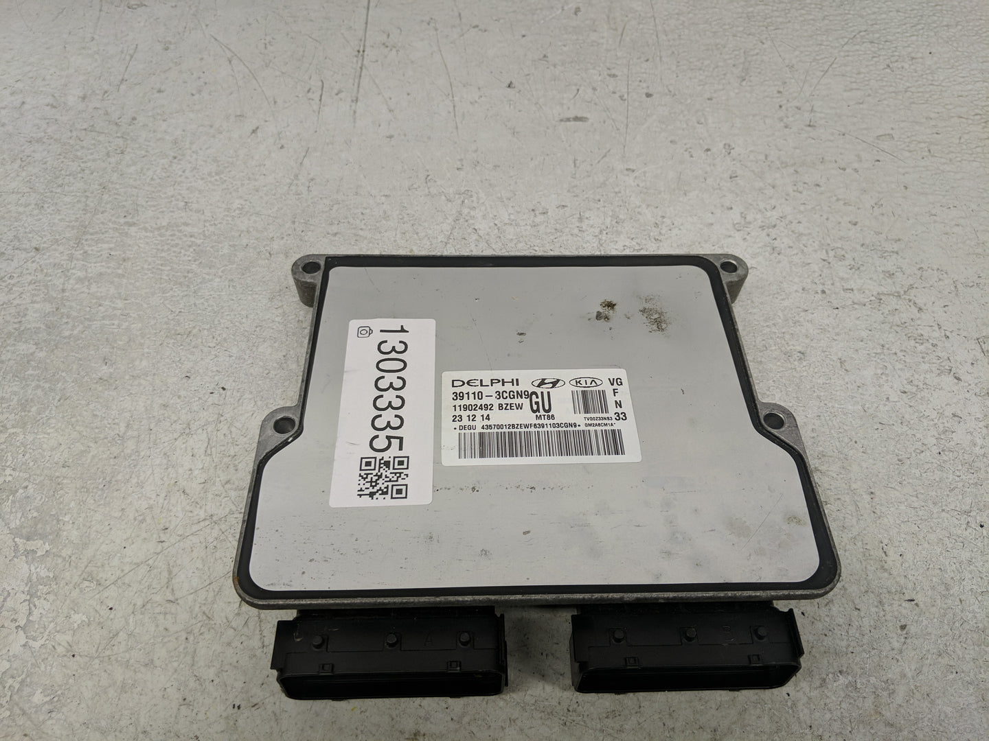 2014-2016 Kia Cadenza PCM Engine Control Computer ECU ECM PCU OEM P/N:11902492 39110-3CGN9 Fits Fits 2014 2015 2016 OEM Used