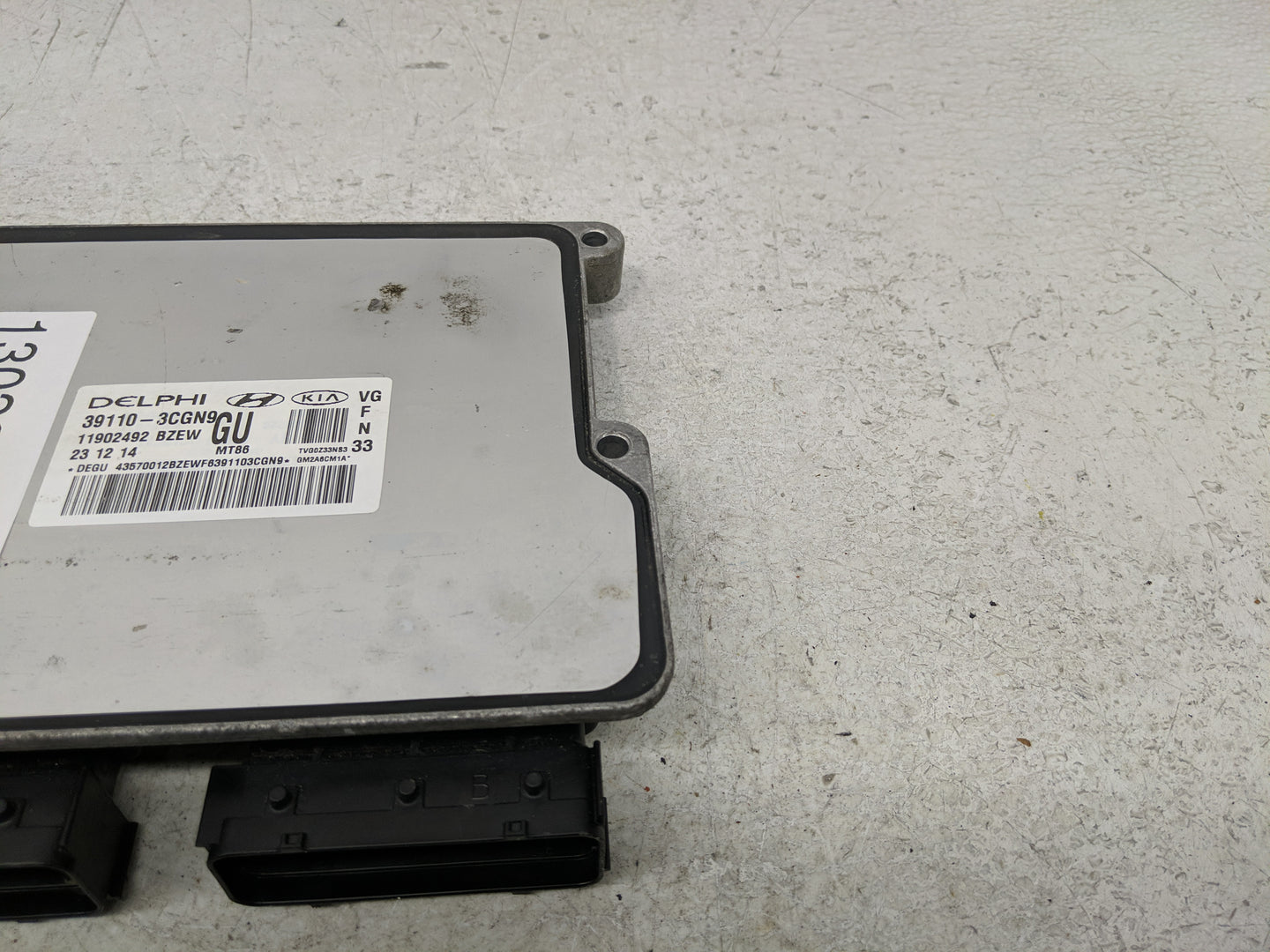 2014-2016 Kia Cadenza PCM Engine Control Computer ECU ECM PCU OEM P/N:11902492 39110-3CGN9 Fits Fits 2014 2015 2016 OEM Used