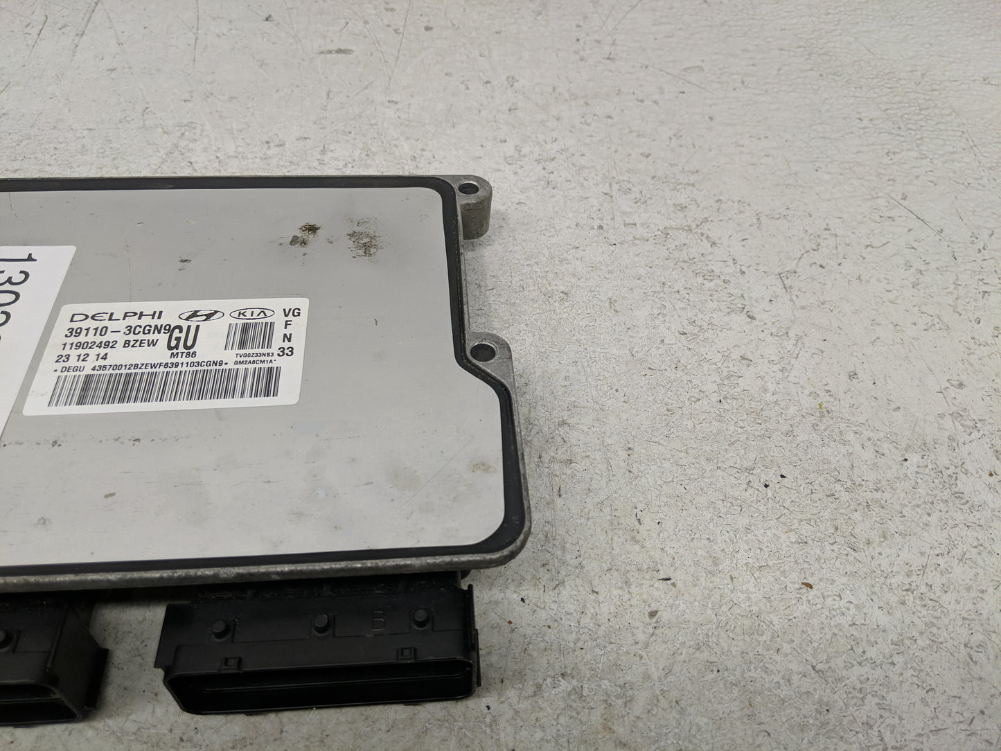 2014-2016 Kia Cadenza PCM Engine Control Computer ECU ECM PCU OEM P/N:11902492 39110-3CGN9 Fits Fits 2014 2015 2016 OEM Used