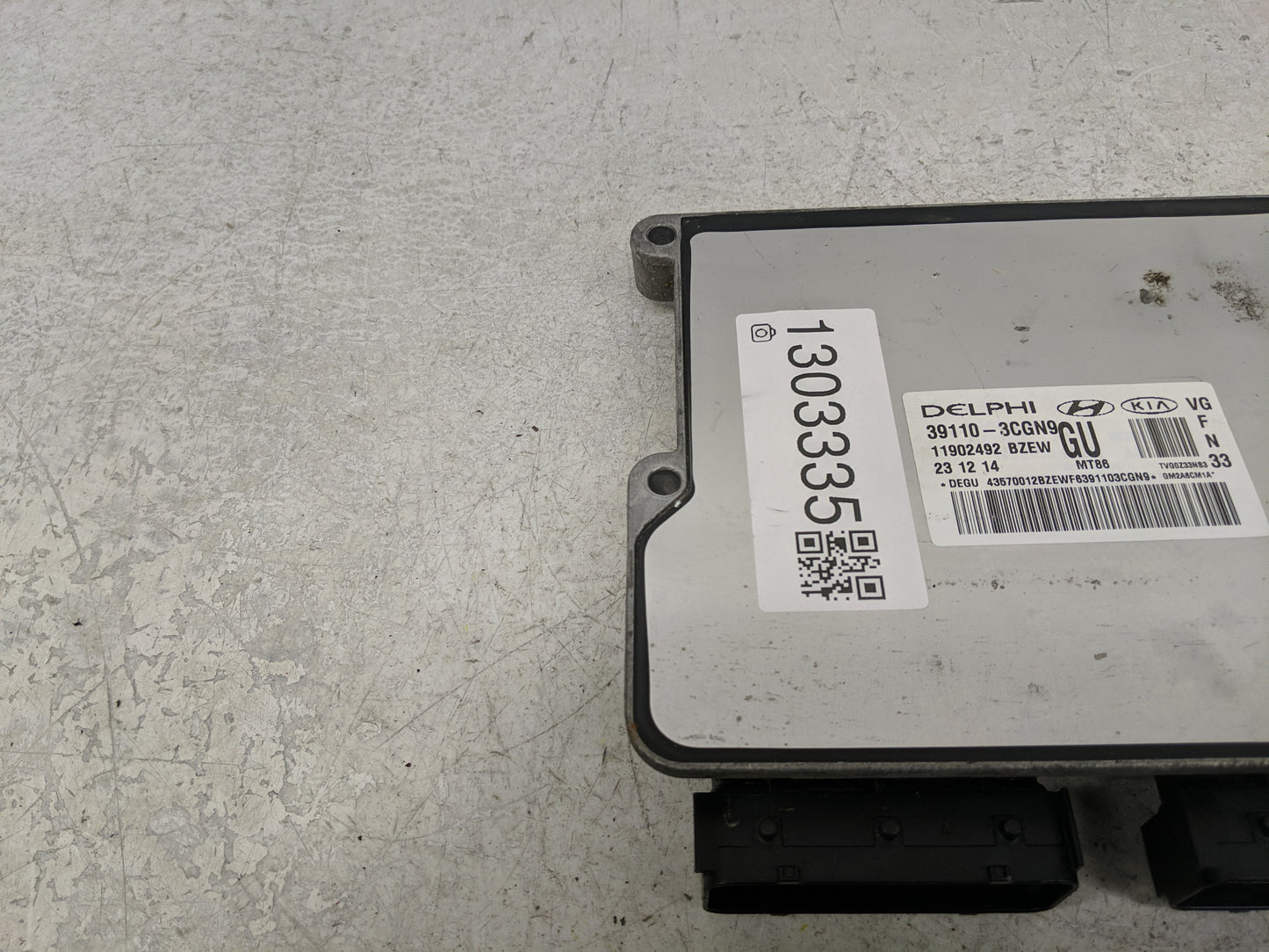 2014-2016 Kia Cadenza PCM Engine Control Computer ECU ECM PCU OEM P/N:11902492 39110-3CGN9 Fits Fits 2014 2015 2016 OEM Used