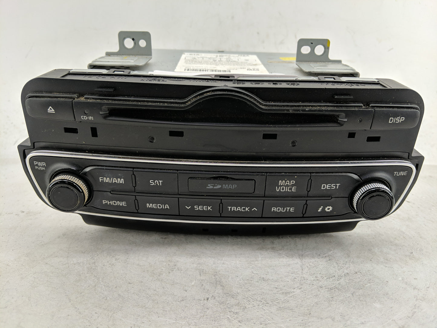 2014-2015 Kia Cadenza Radio AM FM Cd Player Receiver Replacement P/N:96560-3R116 Fits Fits 2014 2015 OEM Used Auto Parts - O