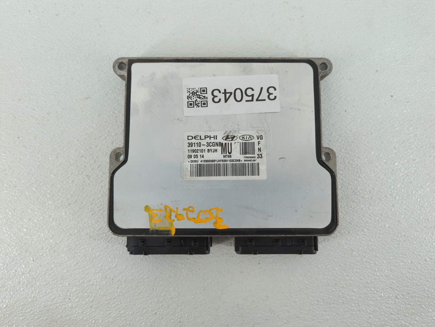2014-2016 Kia Cadenza PCM Engine Control Computer ECU ECM PCU OEM P/N:39110-3CGN8 39111-3CGN1 Fits Fits 2014 2015 2016 OEM U