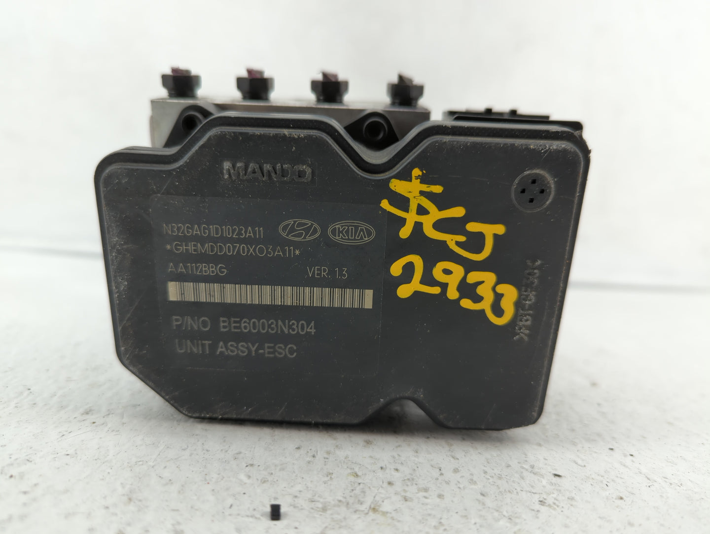 2014-2016 Kia Cadenza ABS Pump Control Module Replacement P/N:58920-3R800 Fits Fits 2014 2015 2016 OEM Used Auto Parts - Oem