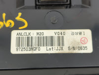 2014-2016 Kia Cadenza Climate Control Module Temperature AC/Heater Replacement P/N:972503RGE0 972503RGK0 Fits Fits 2014 2015