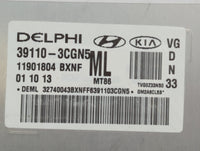 2014-2016 Kia Cadenza PCM Engine Control Computer ECU ECM PCU OEM P/N:39110-3CGN5 Fits Fits 2014 2015 2016 OEM Used Auto Par
