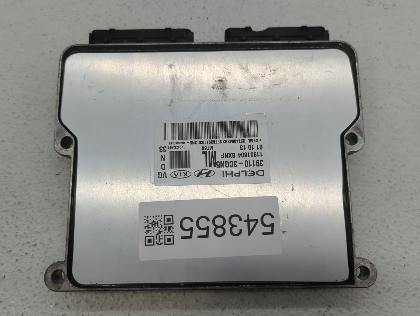 2014-2016 Kia Cadenza PCM Engine Control Computer ECU ECM PCU OEM P/N:39110-3CGN5 Fits Fits 2014 2015 2016 OEM Used Auto Par