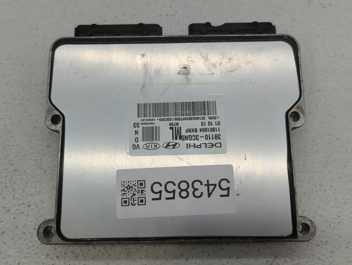 2014-2016 Kia Cadenza PCM Engine Control Computer ECU ECM PCU OEM P/N:39110-3CGN5 Fits Fits 2014 2015 2016 OEM Used Auto Par