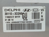 2014-2016 Kia Cadenza PCM Engine Control Computer ECU ECM PCU OEM P/N:39110-3CGN9 Fits Fits 2014 2015 2016 OEM Used Auto Par