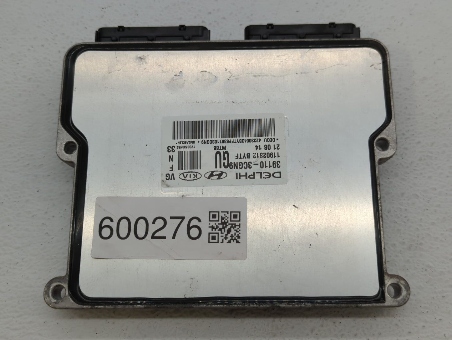 2014-2016 Kia Cadenza PCM Engine Control Computer ECU ECM PCU OEM P/N:39110-3CGN9 Fits Fits 2014 2015 2016 OEM Used Auto Par