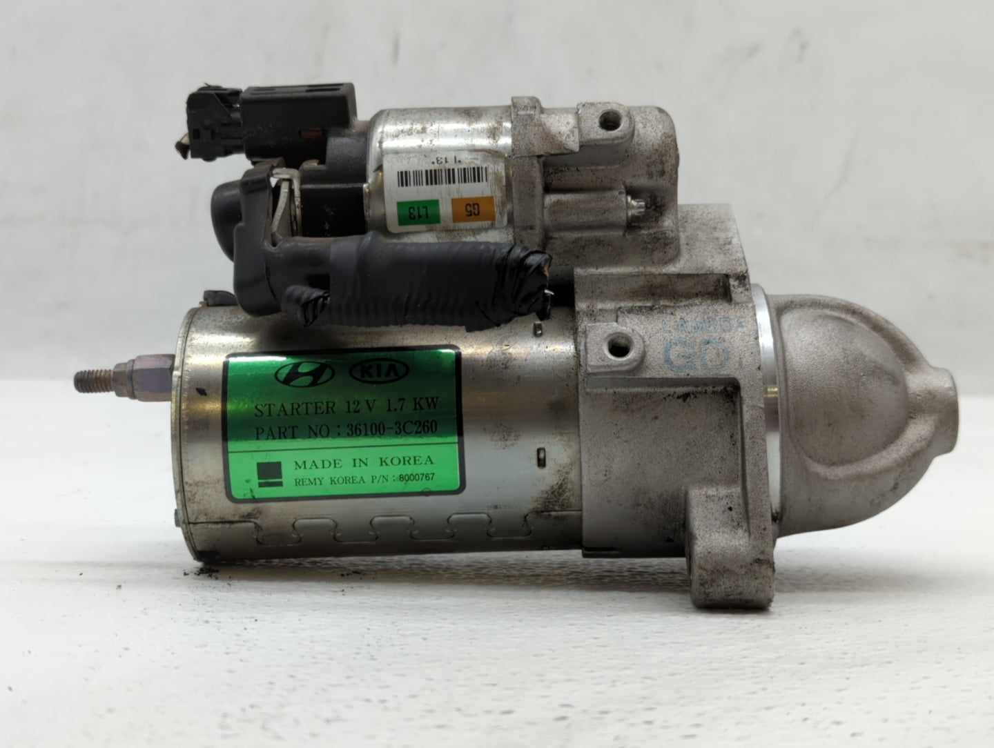 2015-2020 Kia Cadenza Car Starter Motor Solenoid OEM P/N:36100-3C260 Fits Fits 2015 2016 2017 2018 2019 2020 OEM Used Auto P