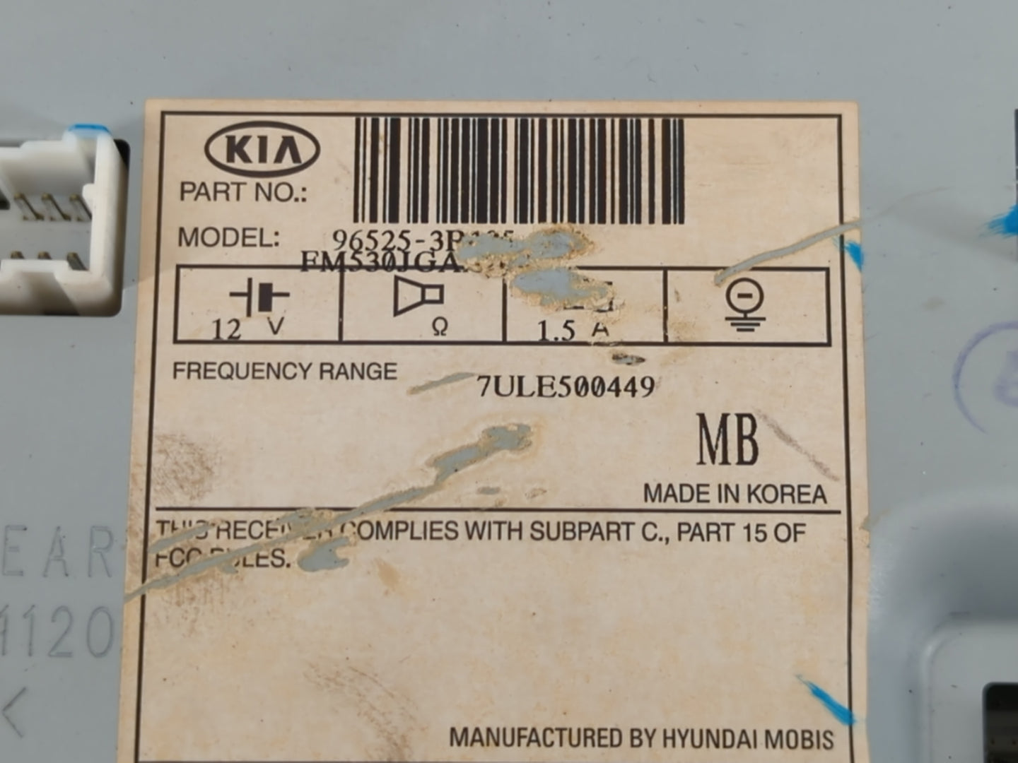 2014-2016 Kia Cadenza Information Display Screen - Oemusedautoparts1.com
