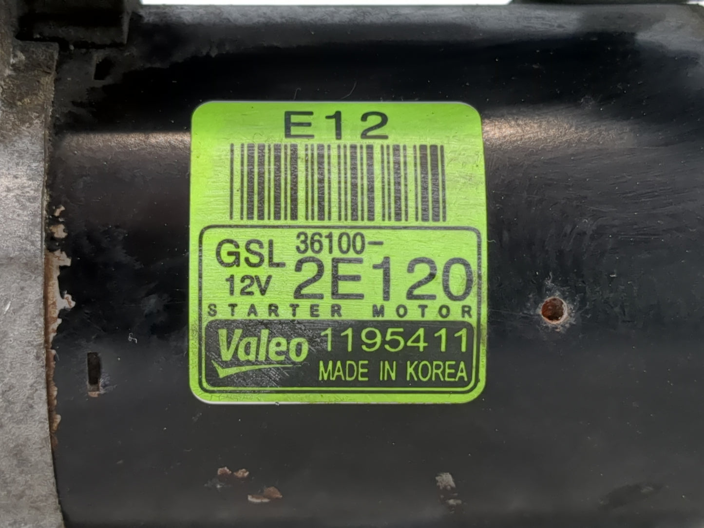 2014-2016 Kia Forte Car Starter Motor Solenoid OEM P/N:36100-2E120 Fits Fits 2012 2013 2014 2015 2016 OEM Used Auto Parts - 