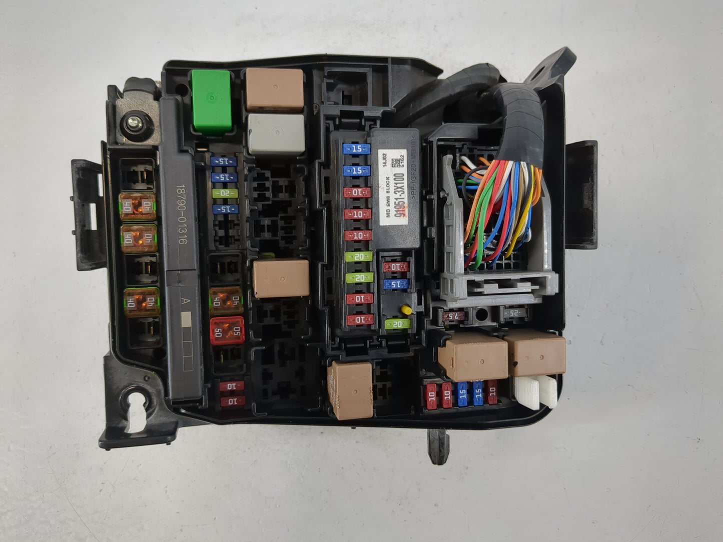2014-2016 Kia Forte Fusebox Fuse Box Panel Relay Module P/N:91208 A7892 Fits Fits 2014 2015 2016 OEM Used Auto Parts - Oemus