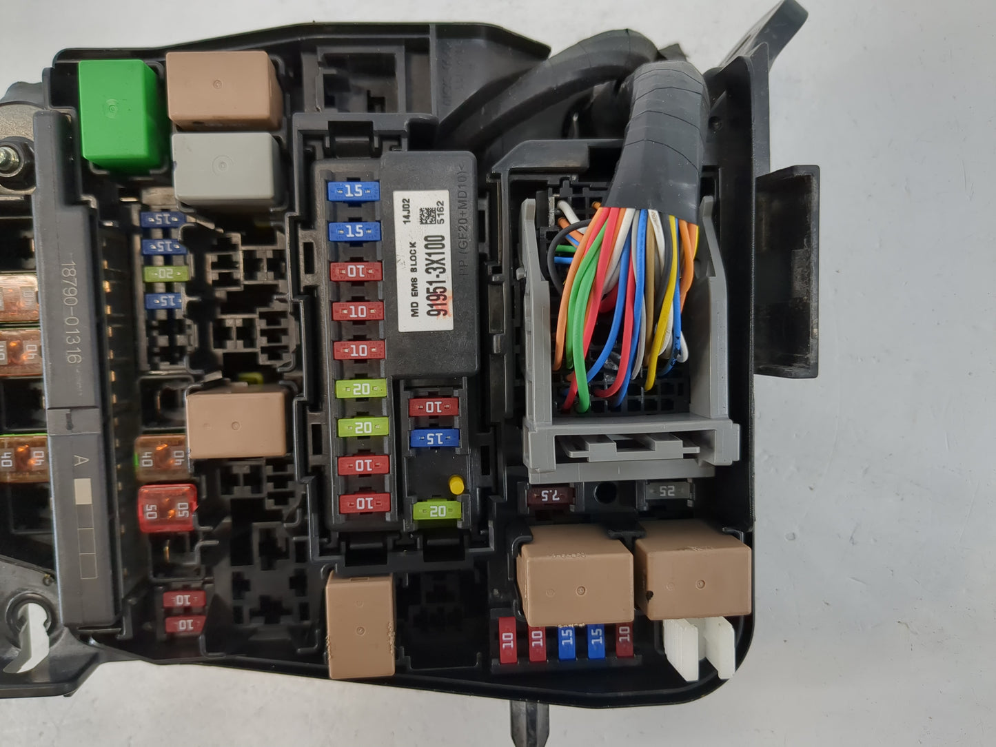 2014-2016 Kia Forte Fusebox Fuse Box Panel Relay Module P/N:91208 A7892 Fits Fits 2014 2015 2016 OEM Used Auto Parts - Oemus