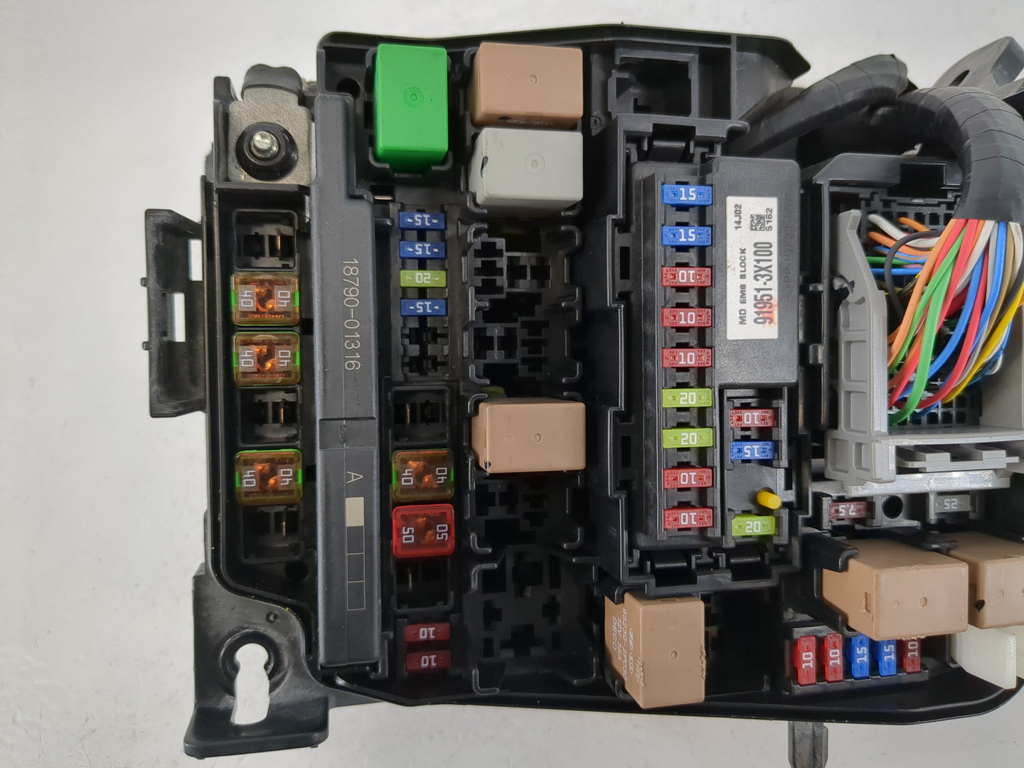 2014-2016 Kia Forte Fusebox Fuse Box Panel Relay Module P/N:91208 A7892 Fits Fits 2014 2015 2016 OEM Used Auto Parts - Oemus
