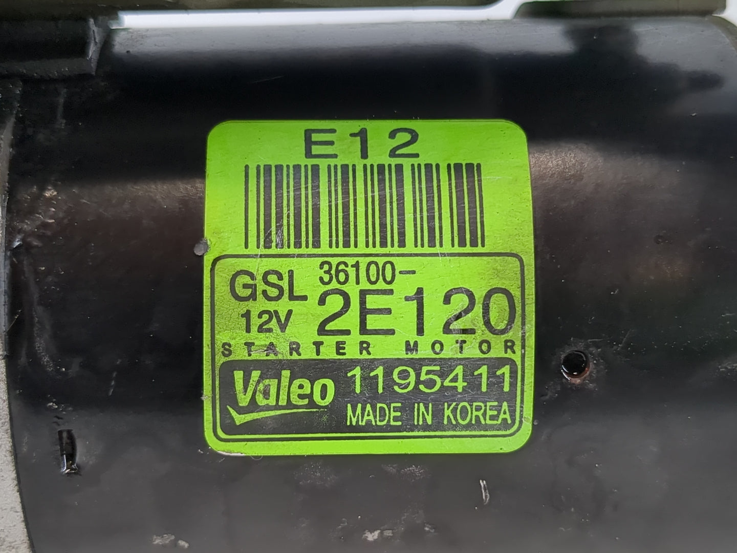 2014-2016 Kia Forte Car Starter Motor Solenoid OEM P/N:36100-2E120 Fits Fits 2012 2013 2014 2015 2016 OEM Used Auto Parts - 