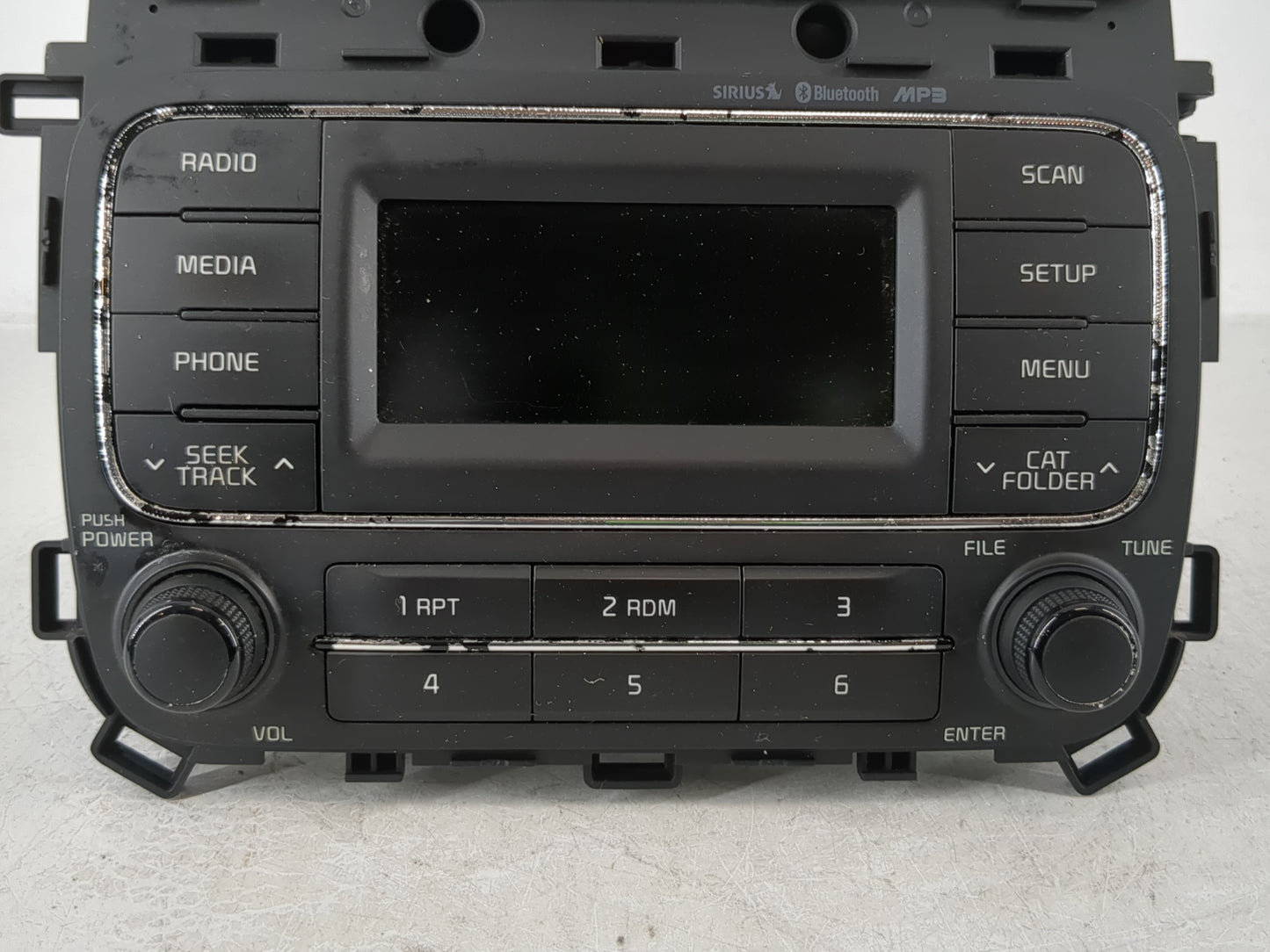 2014-2016 Kia Forte Radio AM FM Cd Player Receiver Replacement P/N:96170-A7171WK Fits Fits 2014 2015 2016 OEM Used Auto Part