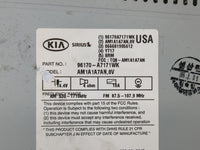 2014-2016 Kia Forte Radio AM FM Cd Player Receiver Replacement P/N:96170-A7171WK Fits Fits 2014 2015 2016 OEM Used Auto Part