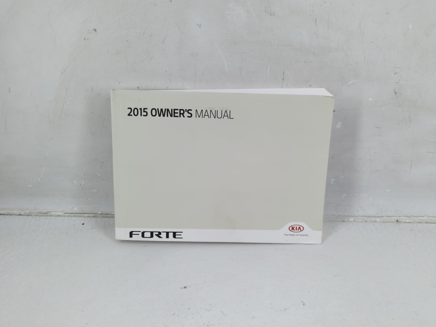 2015 Kia Forte Owners Manual Book Guide P/N:FA7O-EU4DL OEM Used Auto Parts - Oemusedautoparts1.com