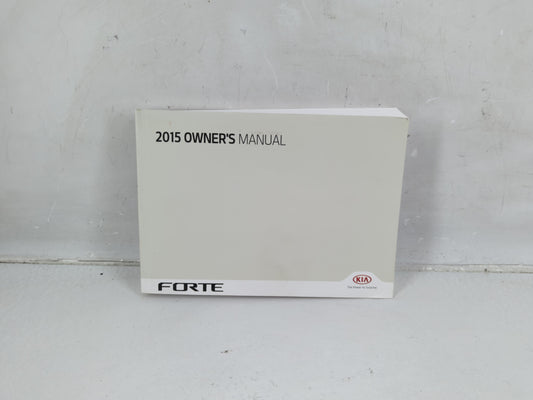 2015 Kia Forte Owners Manual Book Guide P/N:FA7O-EU4DL OEM Used Auto Parts - Oemusedautoparts1.com