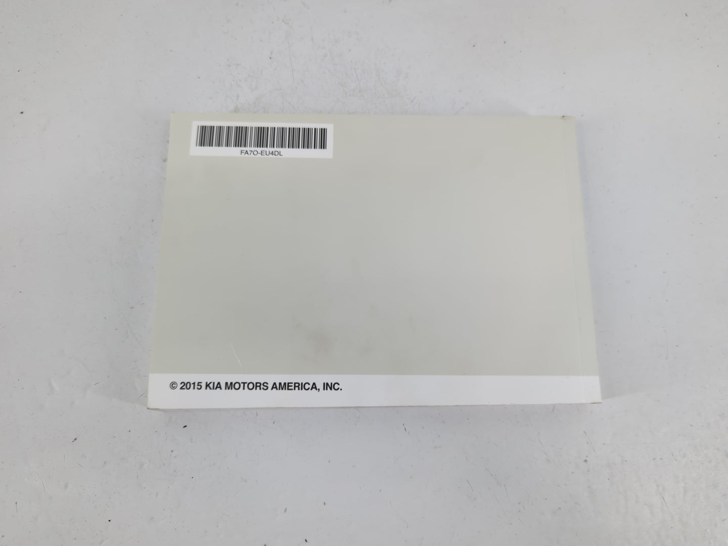 2015 Kia Forte Owners Manual Book Guide P/N:FA7O-EU4DL OEM Used Auto Parts - Oemusedautoparts1.com