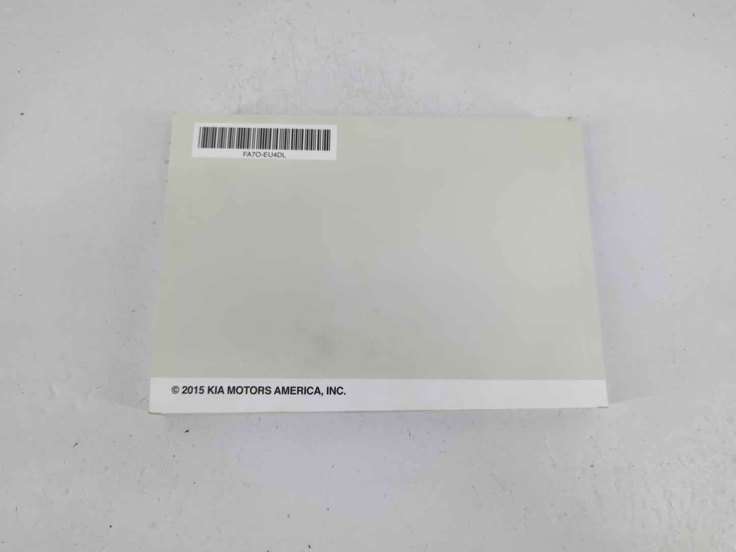 2015 Kia Forte Owners Manual Book Guide P/N:FA7O-EU4DL OEM Used Auto Parts - Oemusedautoparts1.com