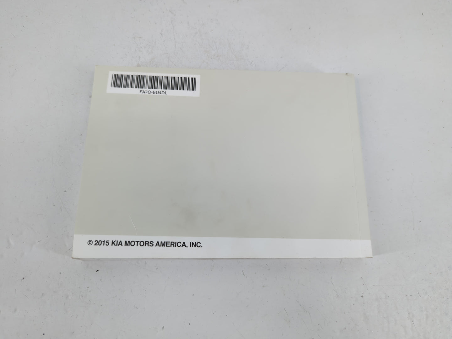 2015 Kia Forte Owners Manual Book Guide P/N:FA7O-EU4DL OEM Used Auto Parts - Oemusedautoparts1.com