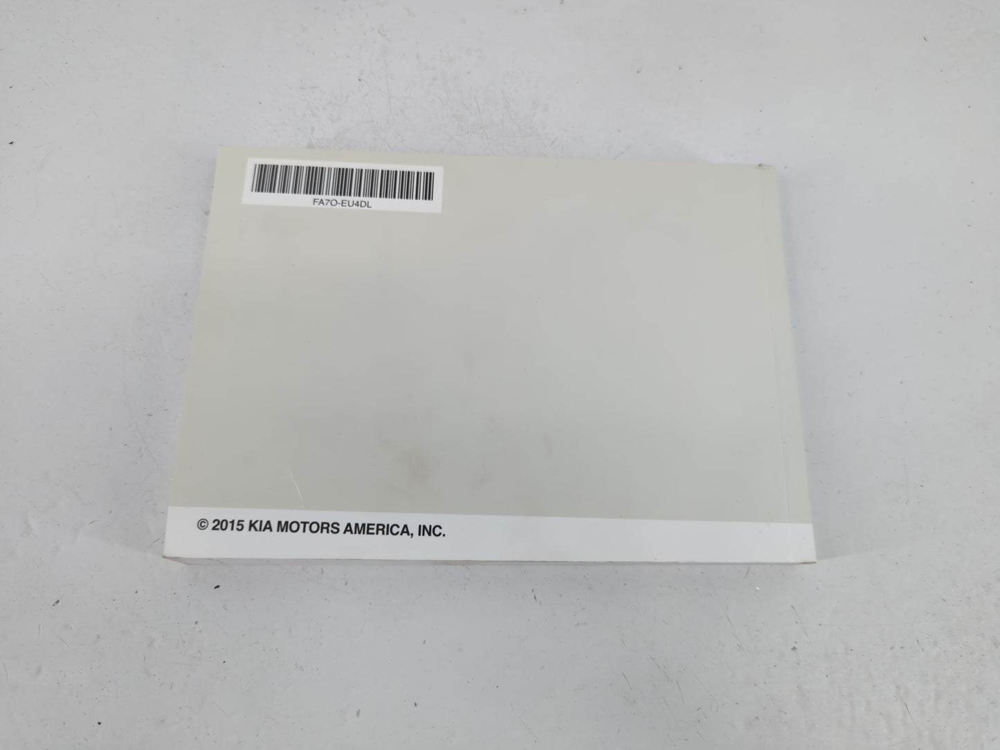 2015 Kia Forte Owners Manual Book Guide P/N:FA7O-EU4DL OEM Used Auto Parts - Oemusedautoparts1.com