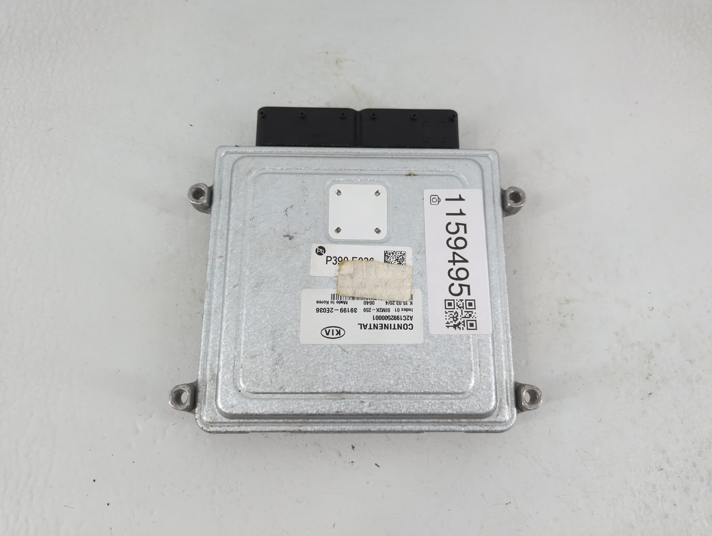 2015 Kia Forte PCM Engine Control Computer ECU ECM PCU OEM P/N:39199-2E036 Fits OEM Used Auto Parts - Oemusedautoparts1.com