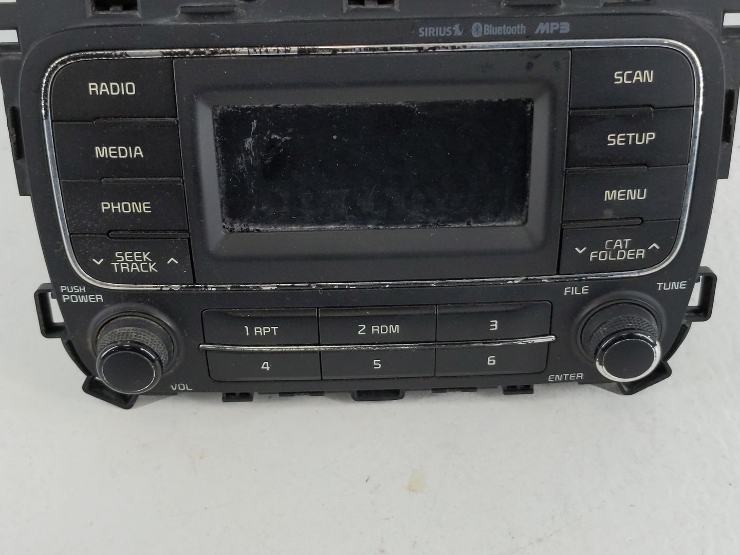 2014-2016 Kia Forte Radio AM FM Cd Player Receiver Replacement P/N:96170-A7171WK Fits Fits 2014 2015 2016 OEM Used Auto Part