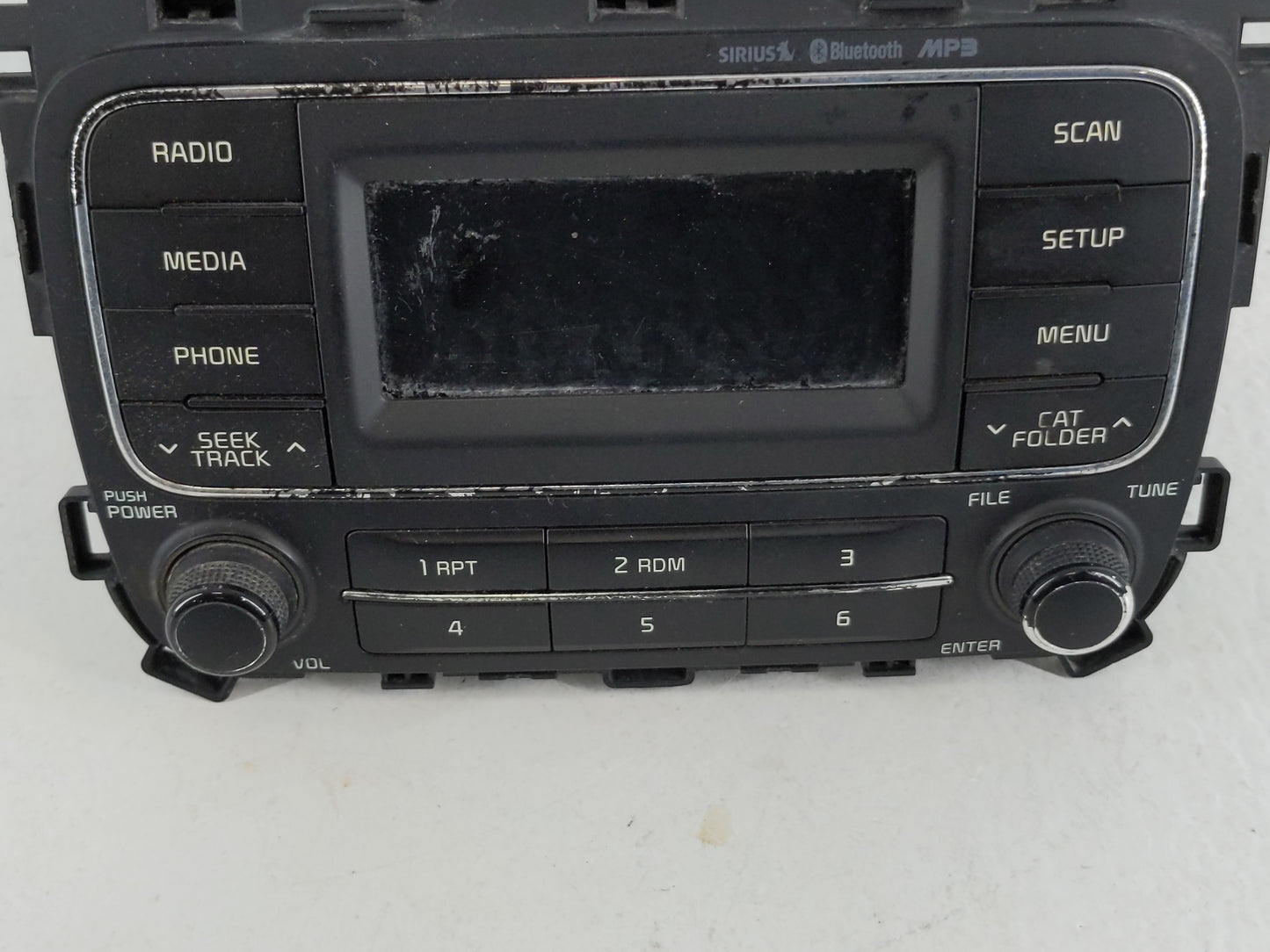 2014-2016 Kia Forte Radio AM FM Cd Player Receiver Replacement P/N:96170-A7171WK Fits Fits 2014 2015 2016 OEM Used Auto Part
