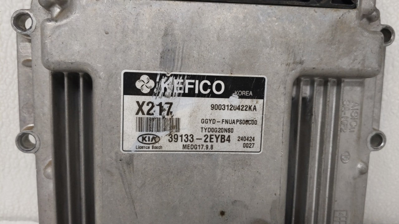 2015 Kia Forte PCM Engine Control Computer ECU ECM PCU OEM P/N:39133-2EYB4 Fits OEM Used Auto Parts - Oemusedautoparts1.com