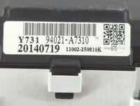 2014-2016 Kia Forte Instrument Cluster Speedometer Gauges P/N:94021-A7310 Fits Fits 2014 2015 2016 OEM Used Auto Parts - Oem