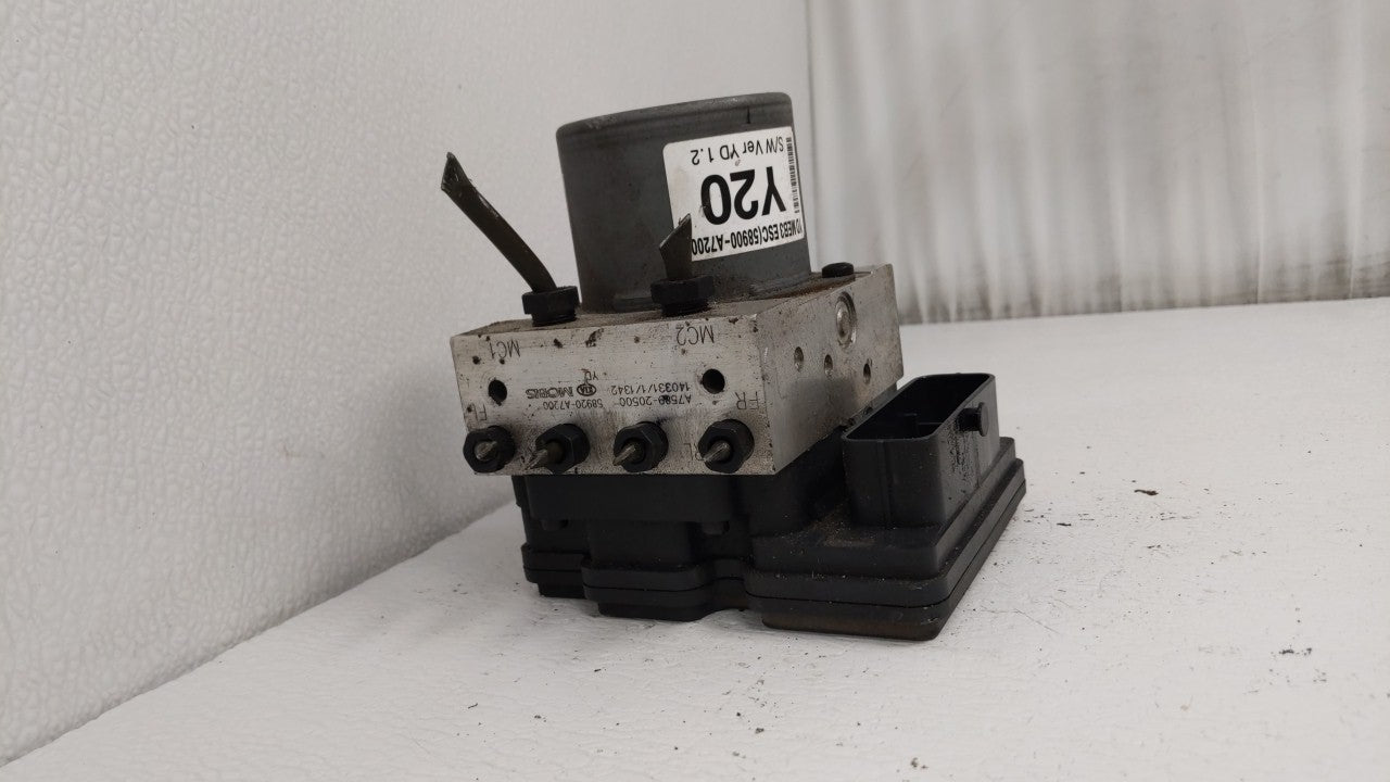 2014-2016 Kia Forte ABS Pump Control Module Replacement P/N:58900-A7206 A7589-30500 Fits Fits 2014 2015 2016 OEM Used Auto P