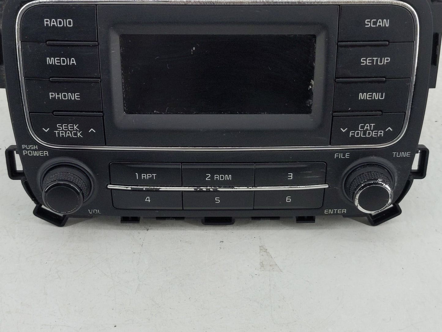2014-2016 Kia Forte Radio AM FM Cd Player Receiver Replacement P/N:96170-A7771WK Fits Fits 2014 2015 2016 OEM Used Auto Part