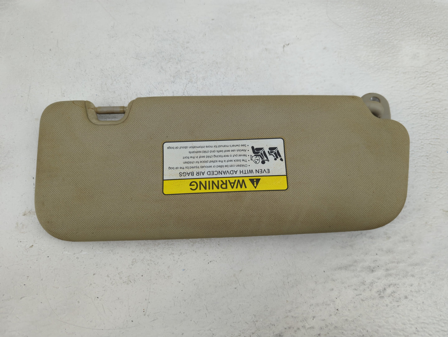 2014-2016 Kia Forte Sun Visor Shade Replacement Driver Left Mirror Fits Fits 2014 2015 2016 OEM Used Auto Parts - Oemusedaut