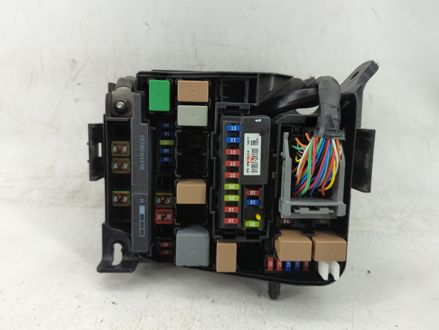 2014-2016 Kia Forte Fusebox Fuse Box Panel Relay Module P/N:91950-A7711 Fits Fits 2014 2015 2016 OEM Used Auto Parts - Oemus