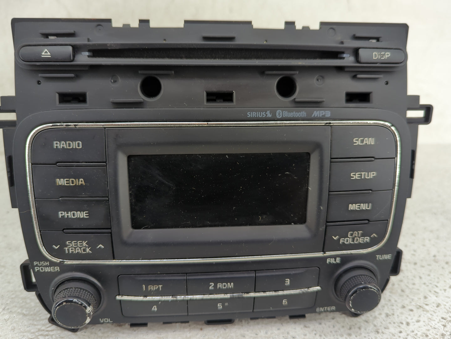 2014-2016 Kia Forte Radio AM FM Cd Player Receiver Replacement P/N:96170-A7171WK AM1A1A7AN, 8V Fits Fits 2014 2015 2016 OEM 