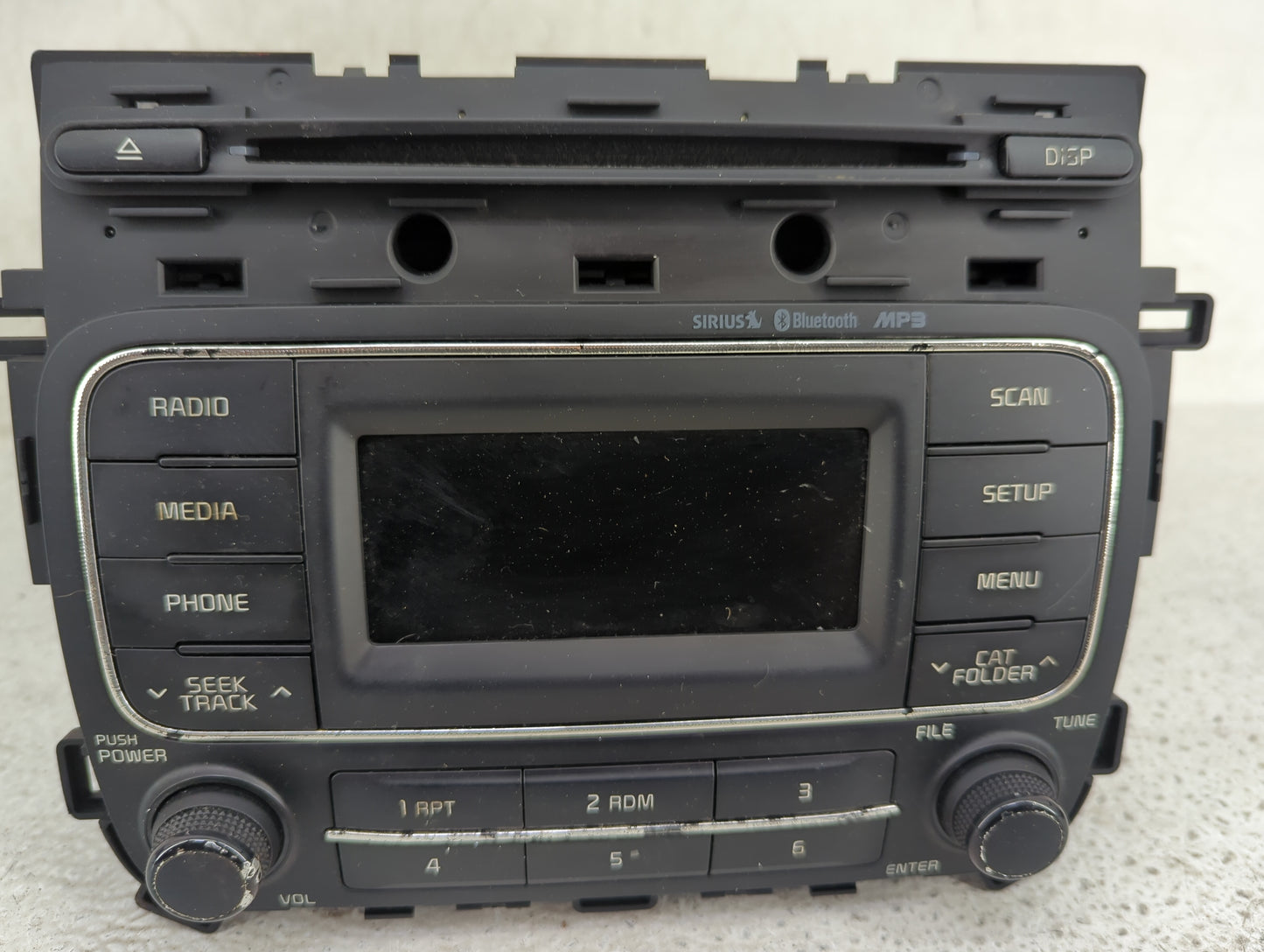 2014-2016 Kia Forte Radio AM FM Cd Player Receiver Replacement P/N:96170-A7171WK AM1A1A7AN, 8V Fits Fits 2014 2015 2016 OEM 
