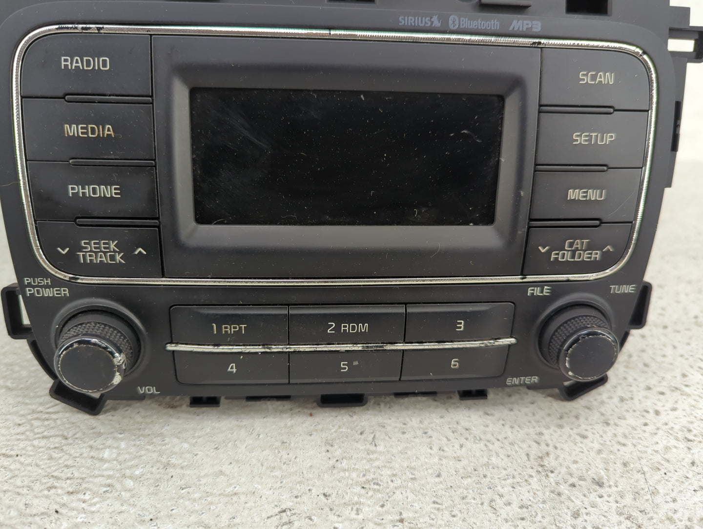 2014-2016 Kia Forte Radio AM FM Cd Player Receiver Replacement P/N:96170-A7171WK AM1A1A7AN, 8V Fits Fits 2014 2015 2016 OEM 