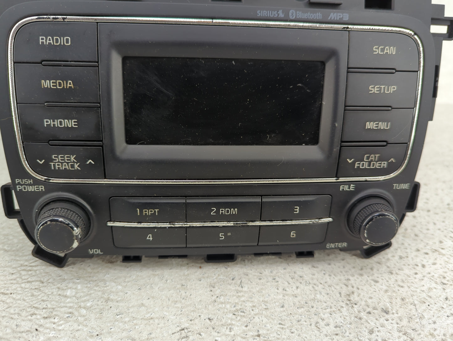 2014-2016 Kia Forte Radio AM FM Cd Player Receiver Replacement P/N:96170-A7171WK AM1A1A7AN, 8V Fits Fits 2014 2015 2016 OEM 