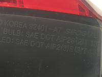 2014-2017 Kia Forte Tail Light Assembly Driver Left OEM P/N:92401-A7 Fits Fits 2014 2015 2016 2017 OEM Used Auto Parts - Oem