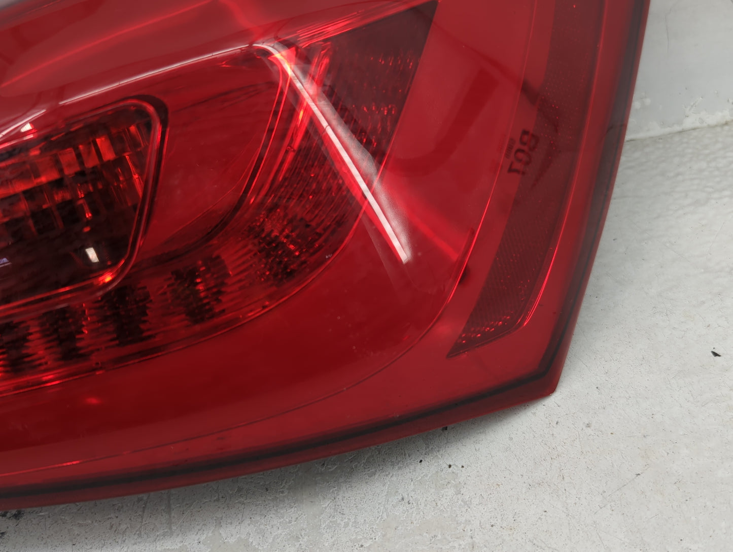 2014-2017 Kia Forte Tail Light Assembly Passenger Right OEM Fits Fits 2014 2015 2016 2017 OEM Used Auto Parts - Oemusedautop