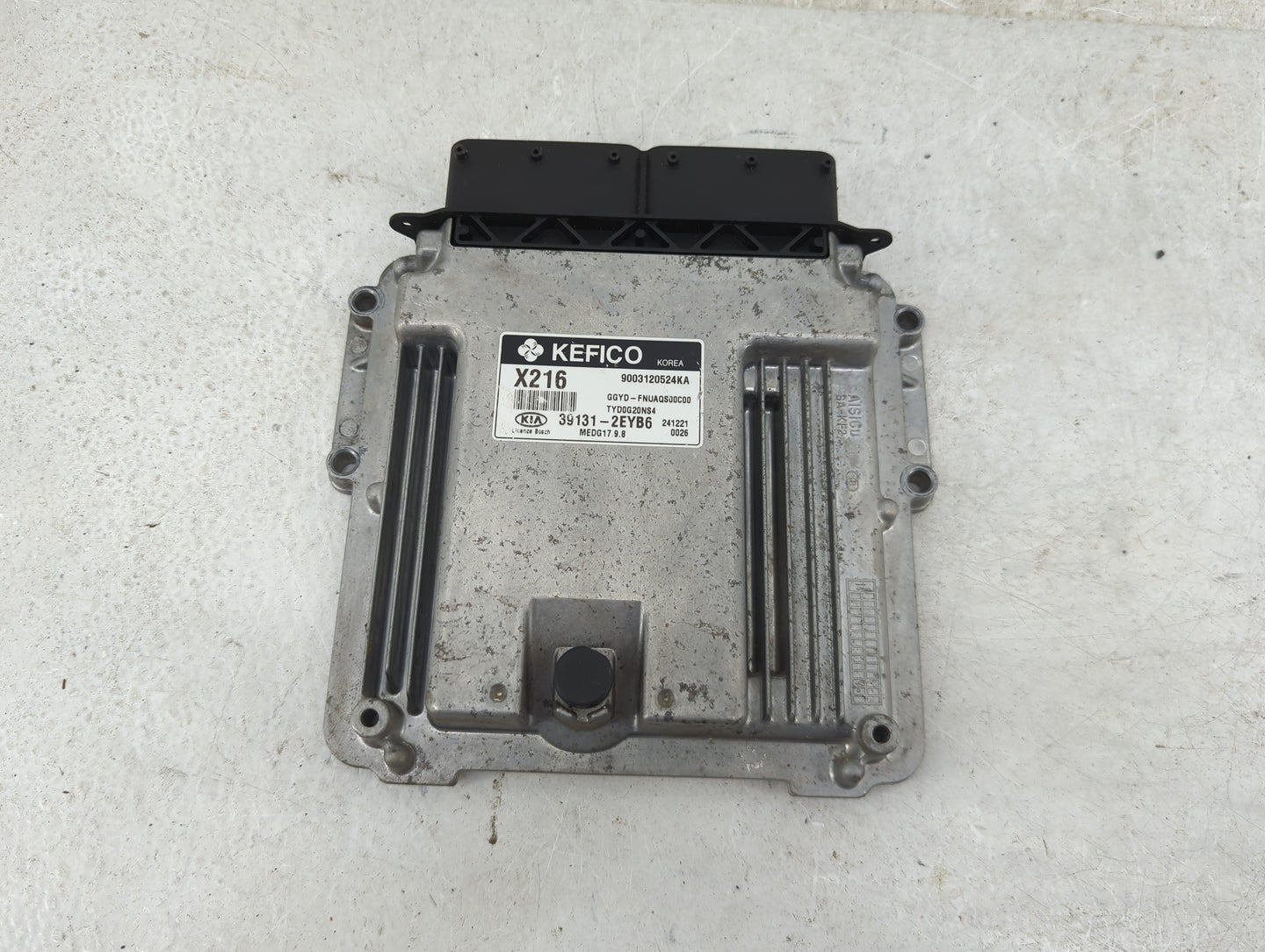 2015 Kia Forte PCM Engine Control Computer ECU ECM PCU OEM P/N:391312EYB6 9003120524KA Fits OEM Used Auto Parts - Oemusedaut