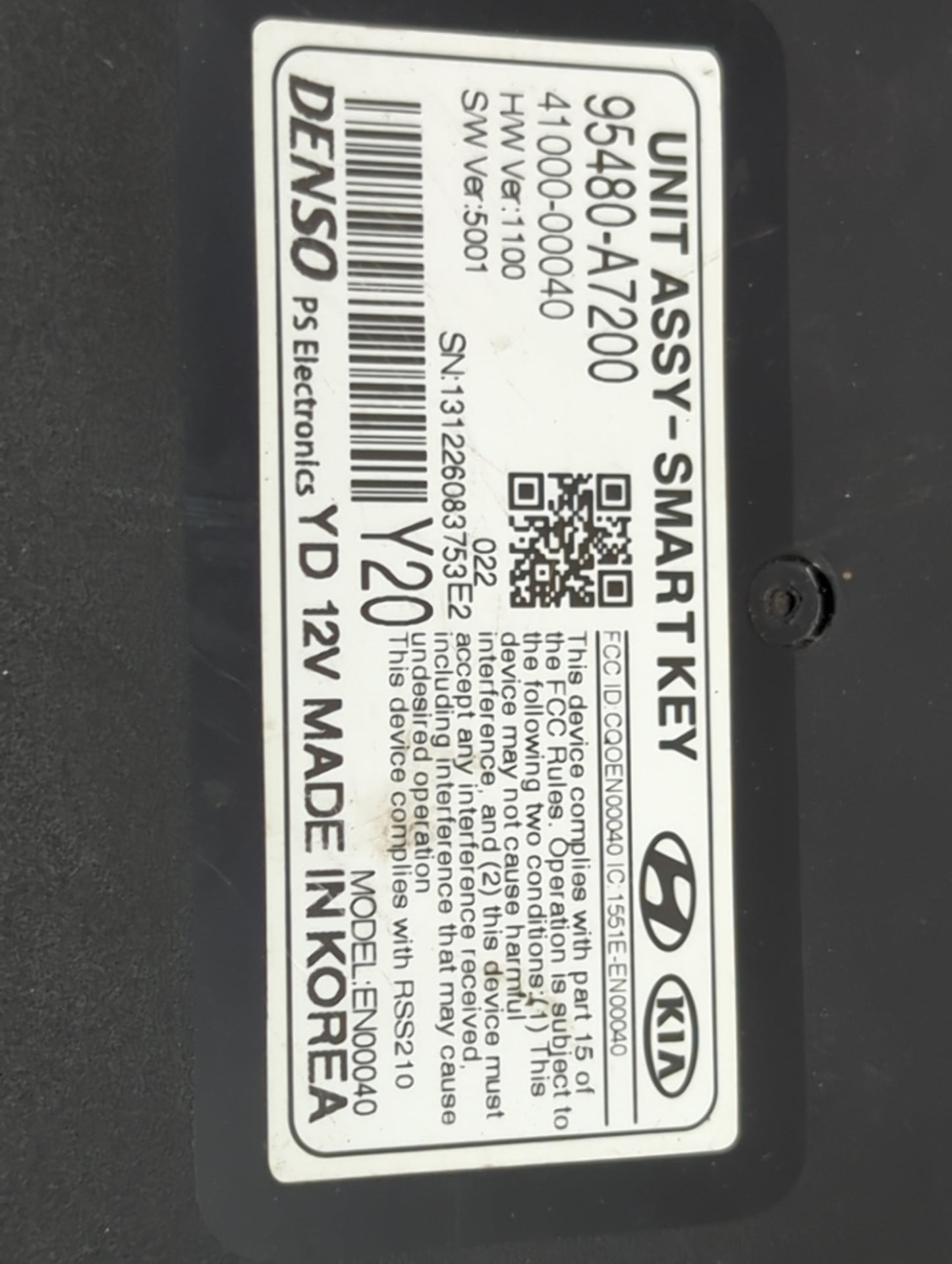 2014-2016 Kia Forte Theft-locking Control Module - Oemusedautoparts1.com